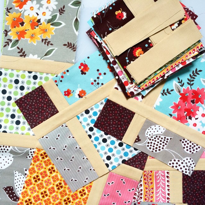 Disappearing nine-patch with sashing: a quick tutorial by lillyella stitchery