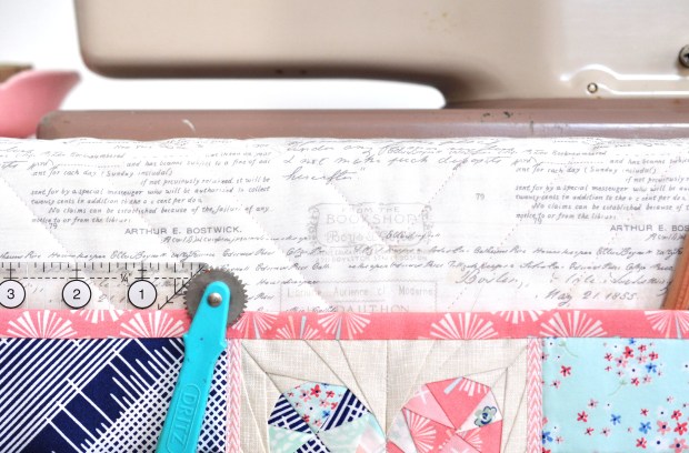 Undercover Maker Mat featuring Paperie Fabrics | lillyella stitchery