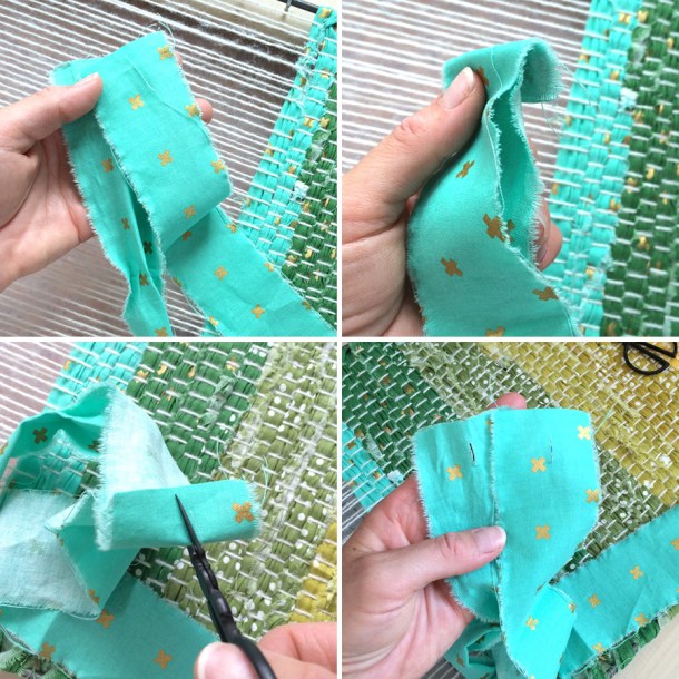 rip strip weaving | lillyella stitchery