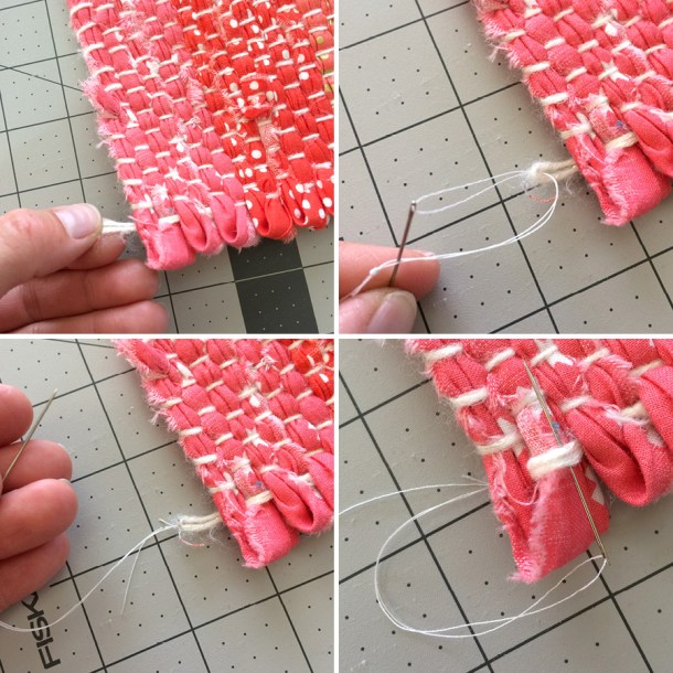 rip strip weaving | lillyella stitchery